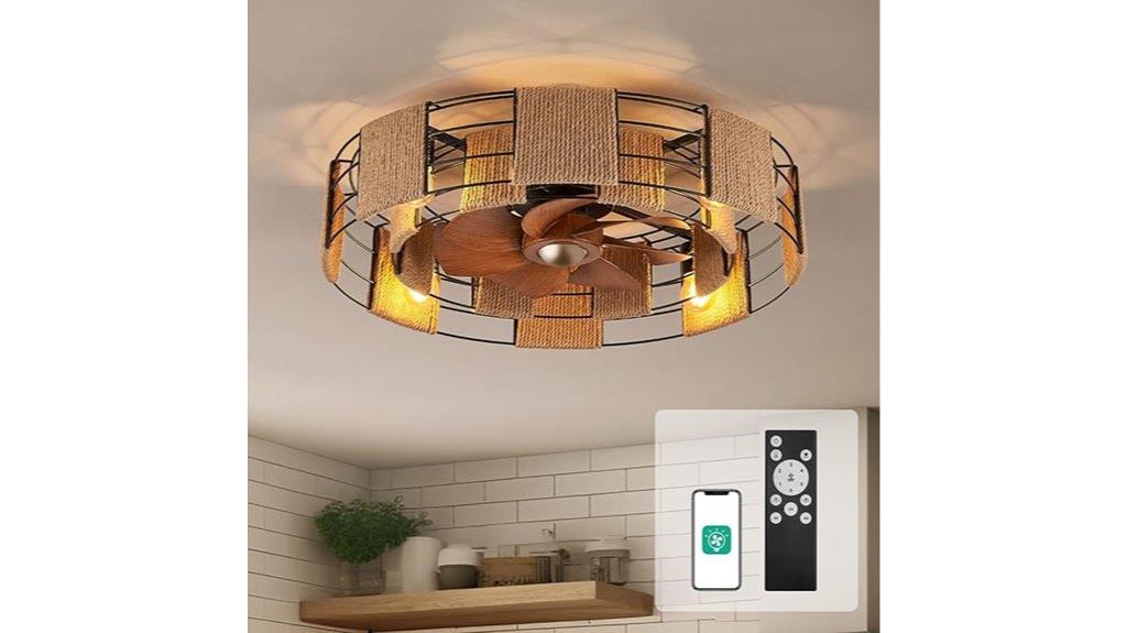 low profile ceiling fan