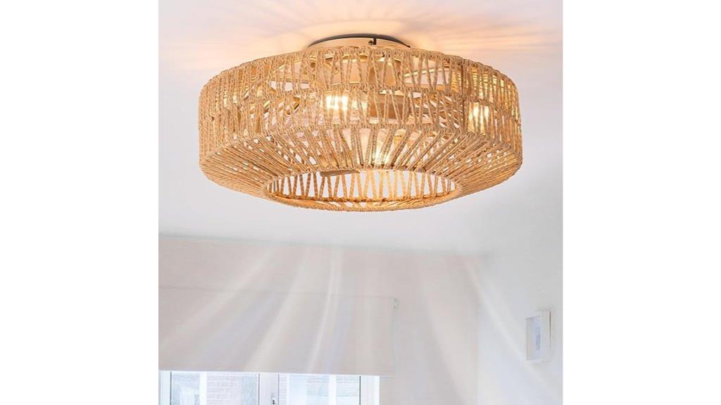 low profile woven fan