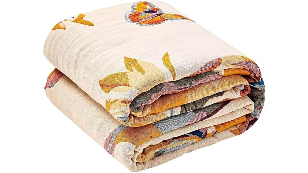 luxurious soft cotton throw