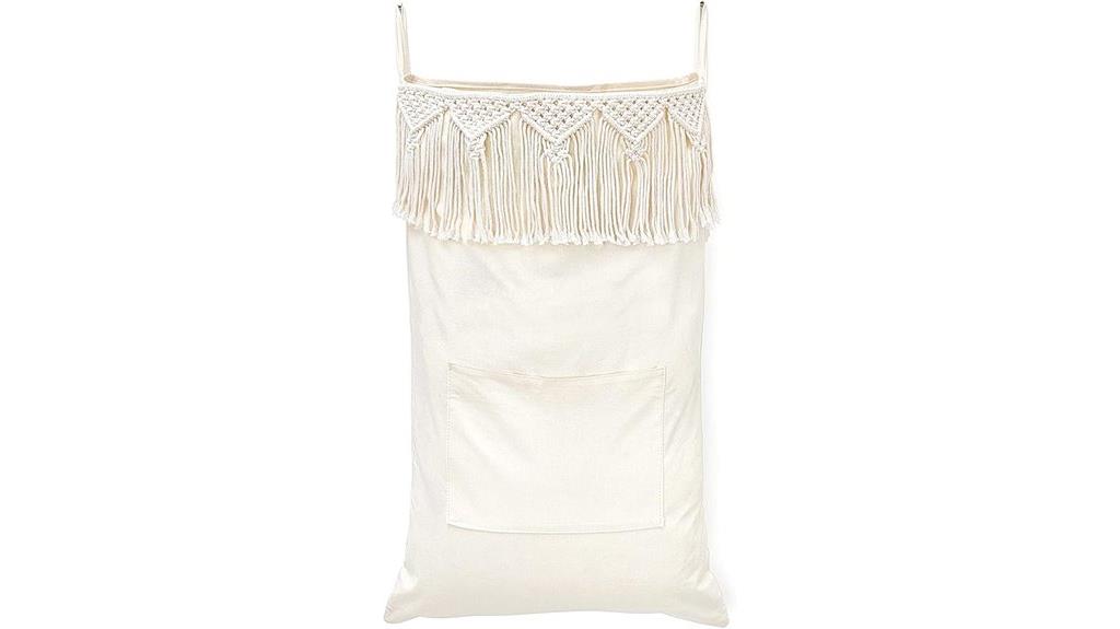 macrame laundry hamper