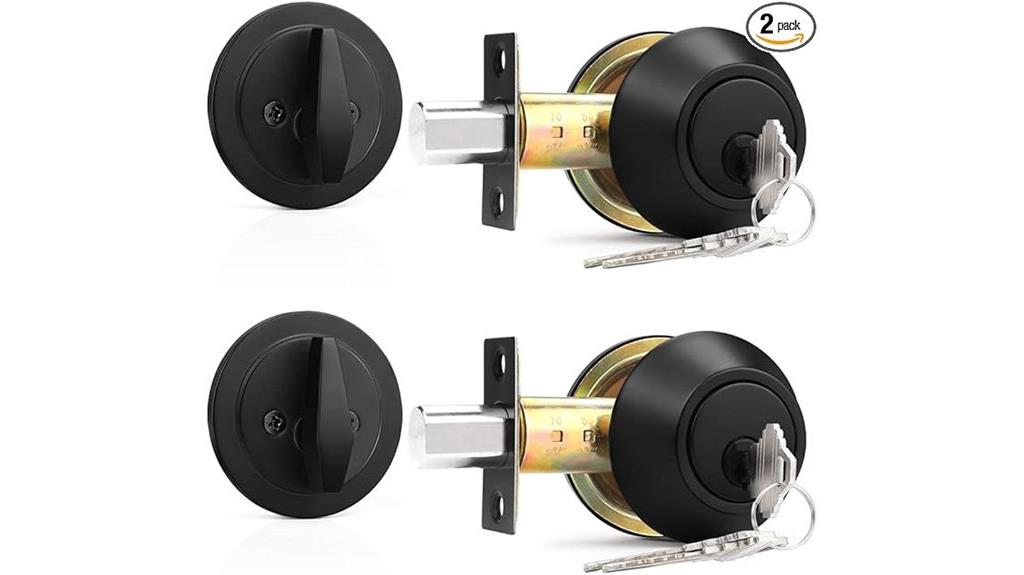 matching keyed deadbolts pack