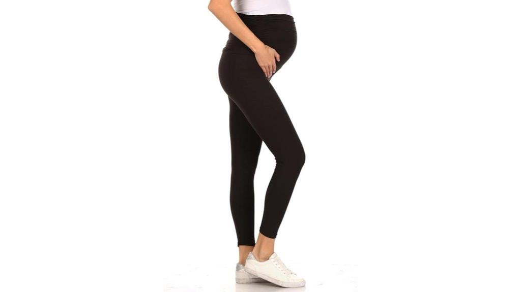 maternity over the belly yoga tights