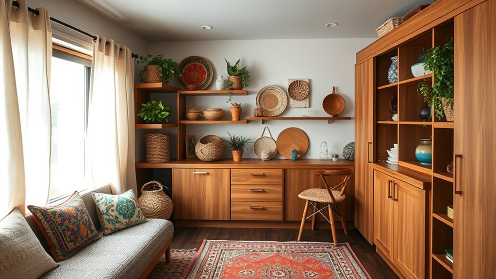 maximize space with hidden storage