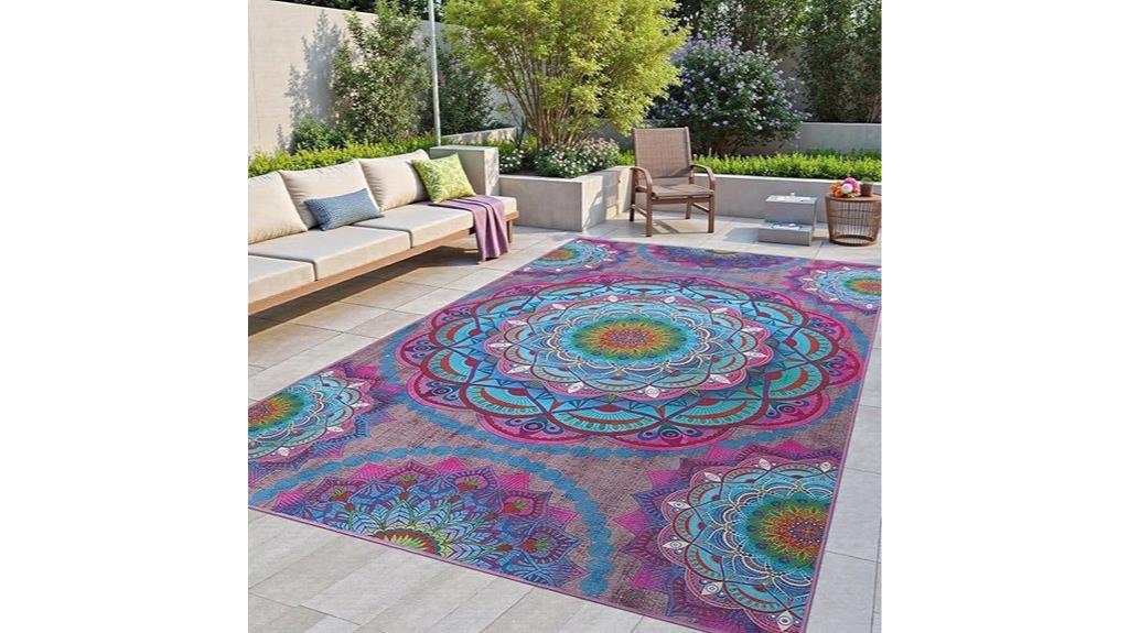 meditation mandala rug