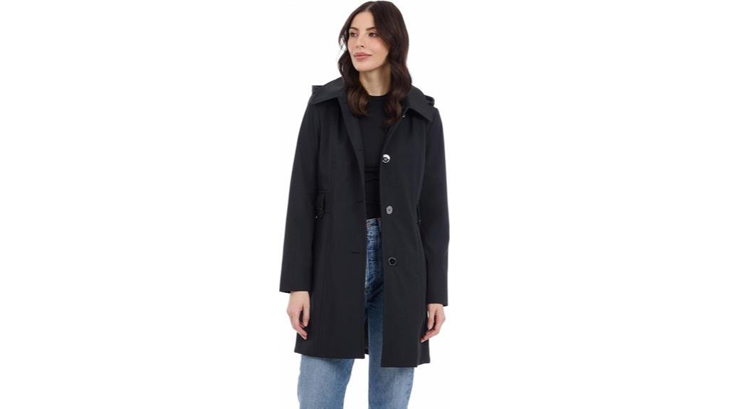 michael kors raincoat with hood