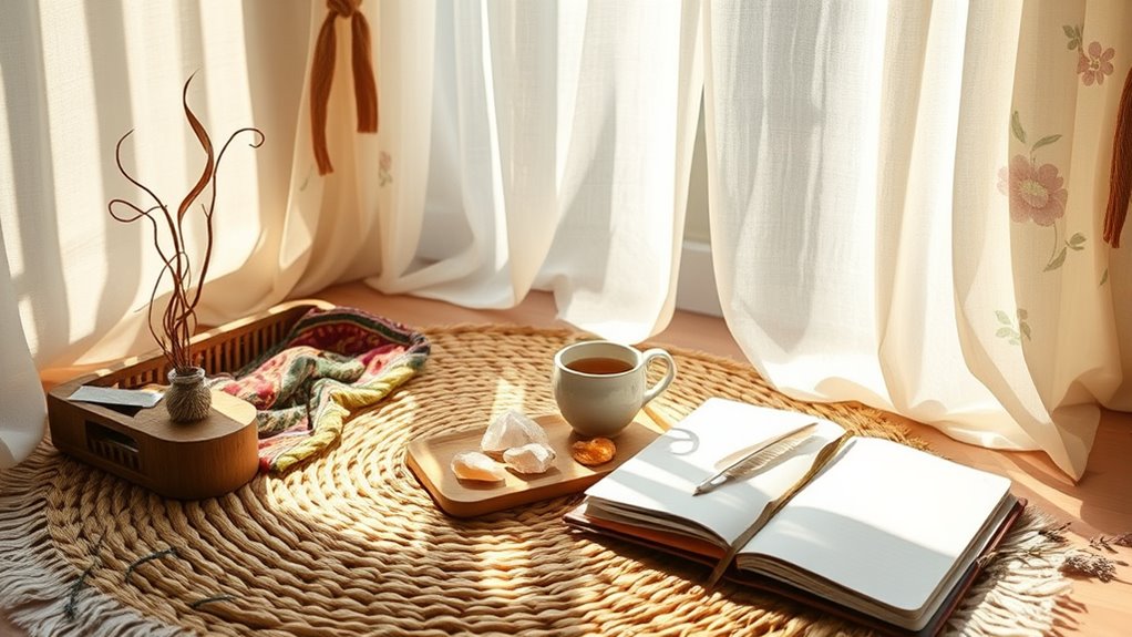 mindful breathing and sensory connection