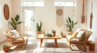 minimalist bohemian interior design