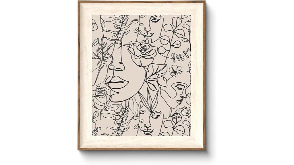 minimalist boho wall art