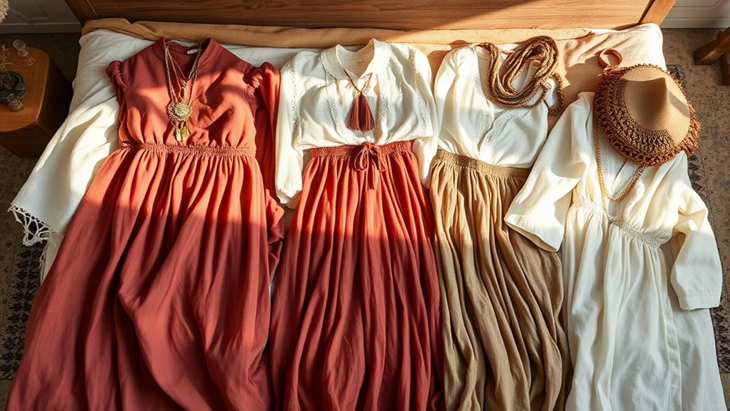 minimalist boho wardrobe