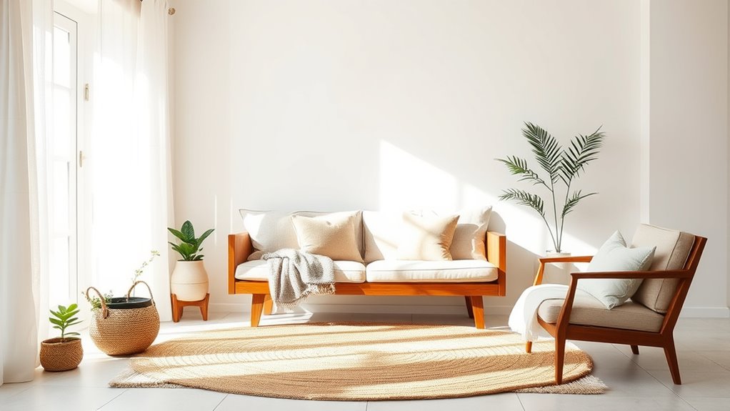 minimalist clutter free decor
