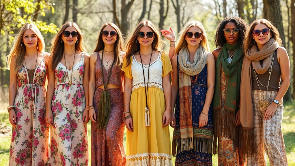 mix vintage boho style