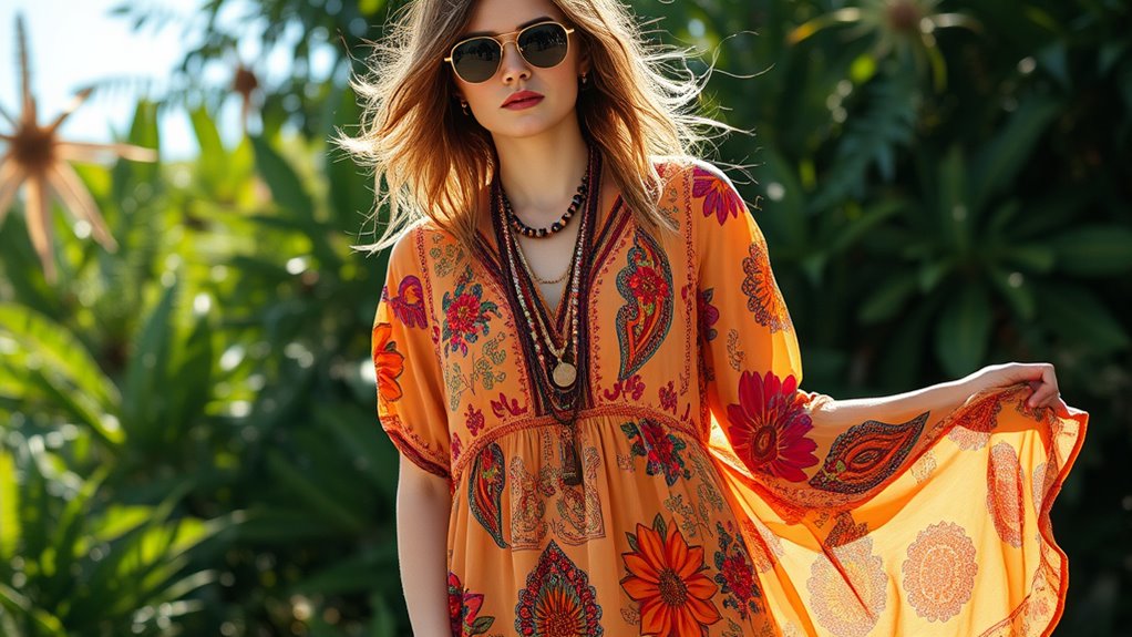 mixing floral and paisley prints