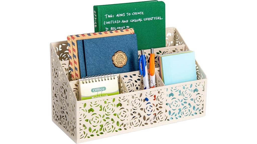 modern countertop mail organizer