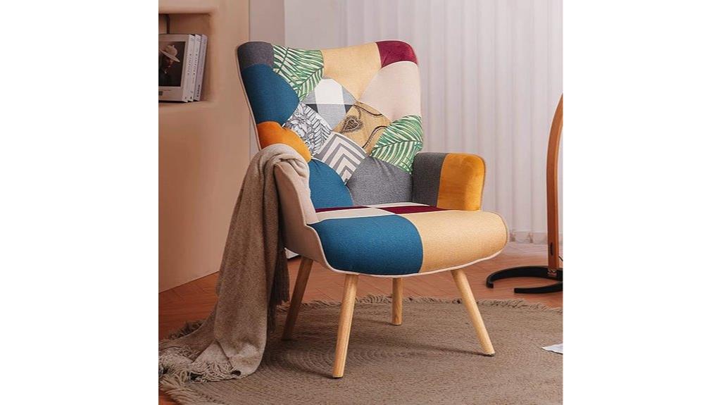 modern high back chair