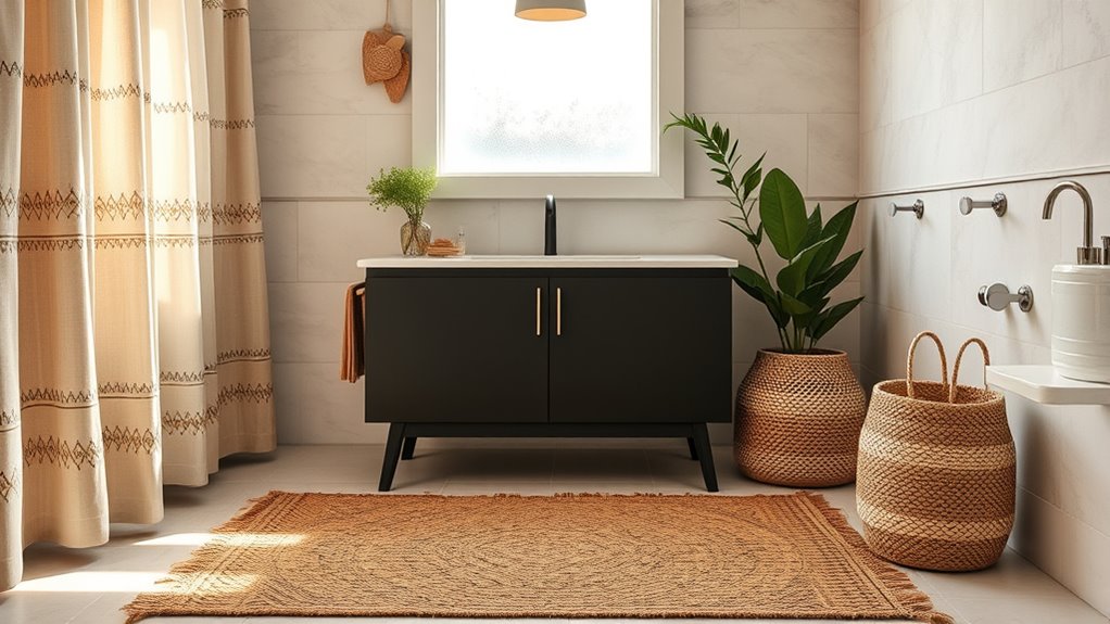 modern rustic bathroom decor