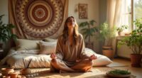 morning yoga and meditation