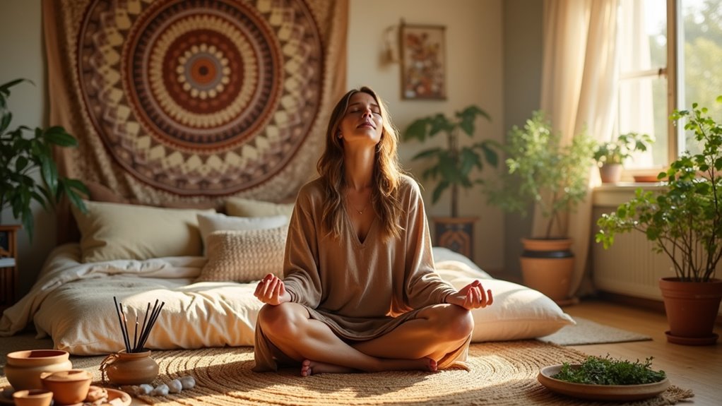 morning yoga and meditation