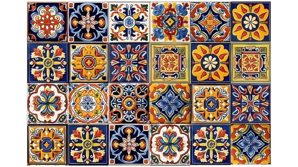 moroccan boho tile stickers
