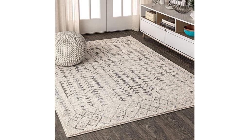 moroccan geometric indoor rug
