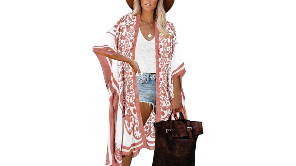 moss rose kimono cover up