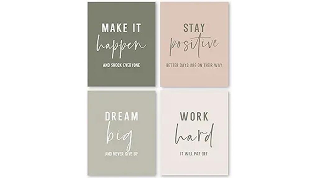 motivational quotes wall art