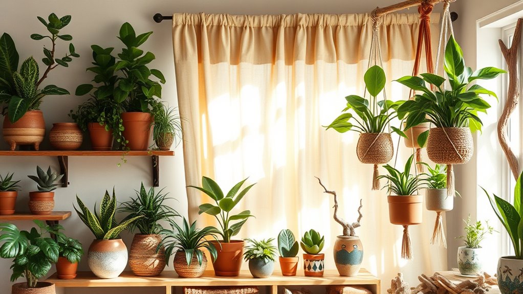 natural artistic eclectic decor