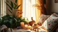 natural boho aromatherapy candles