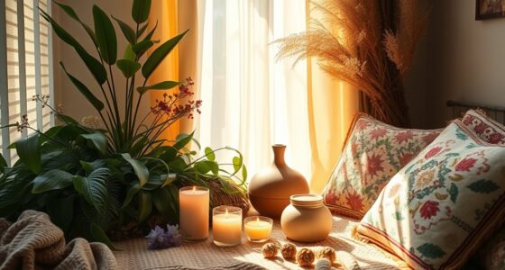 natural boho aromatherapy candles