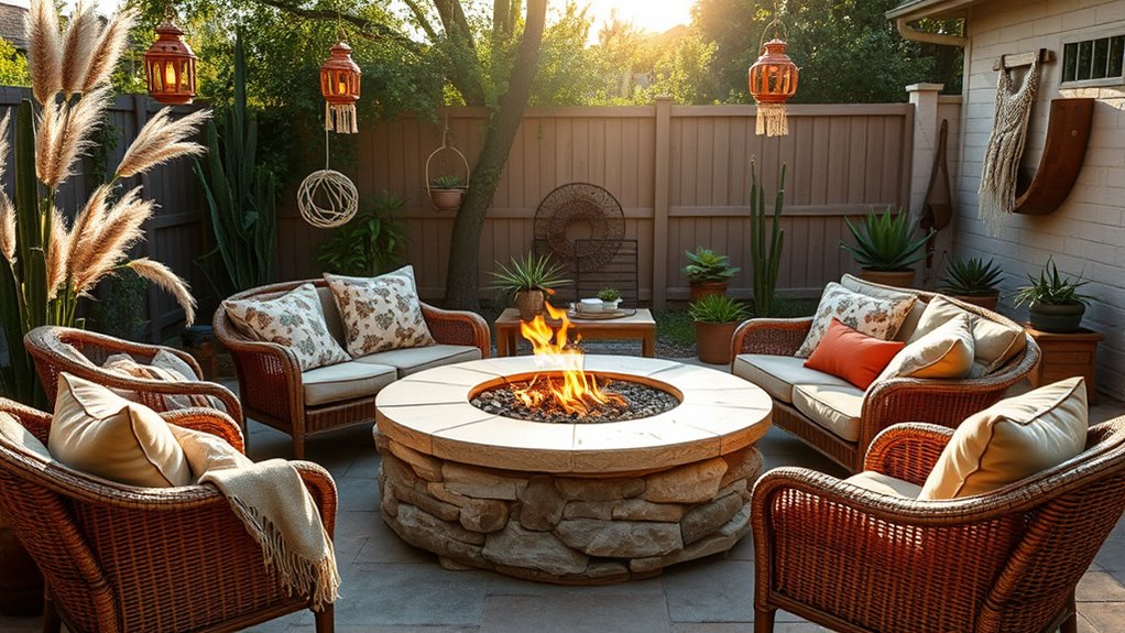 natural earthy outdoor decor