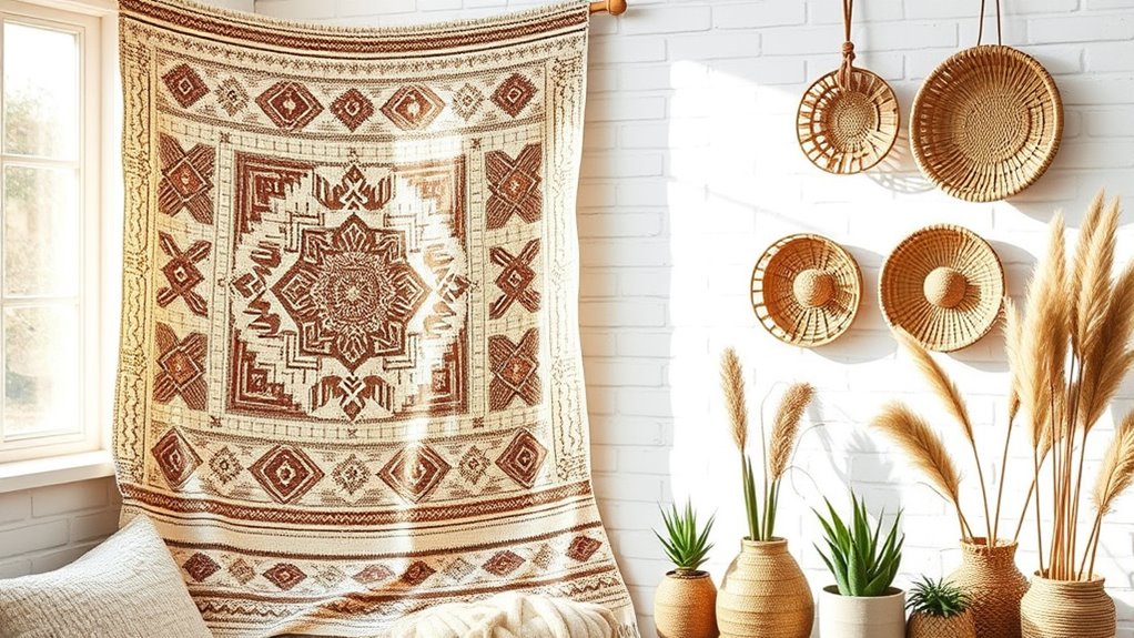 natural earthy textured decor