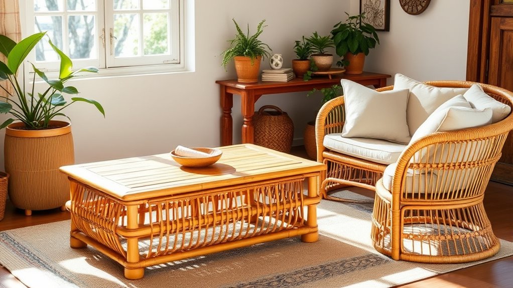 natural materials blend elegance