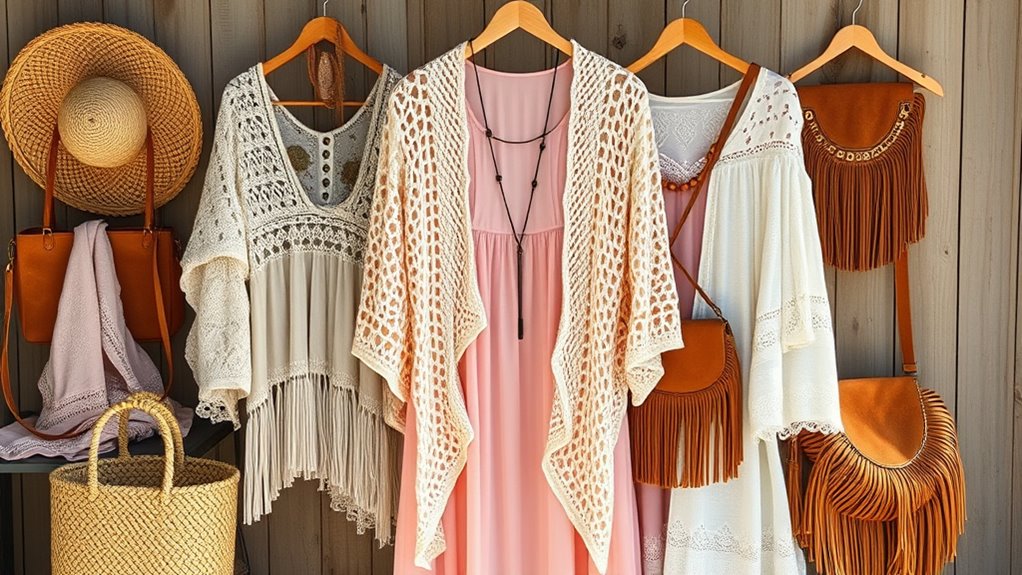 natural textured boho fabrics