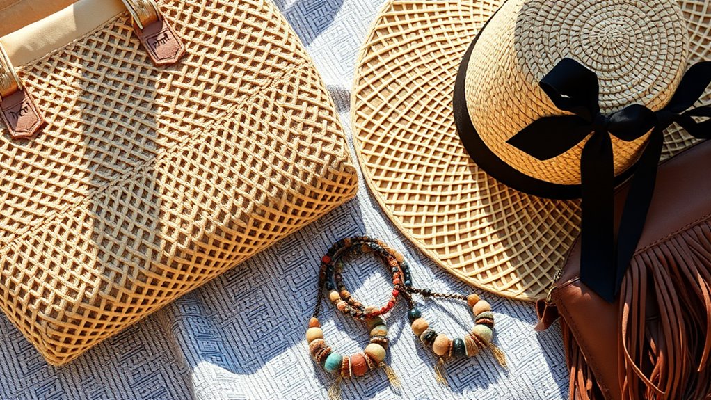 natural woven stylish accessories