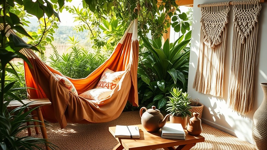 nature inspired calming retreat