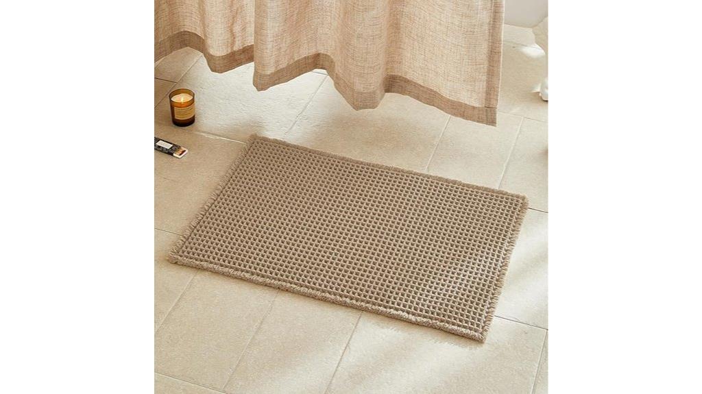 non slip quick dry waffle