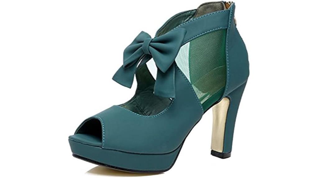 open toe platform sandals
