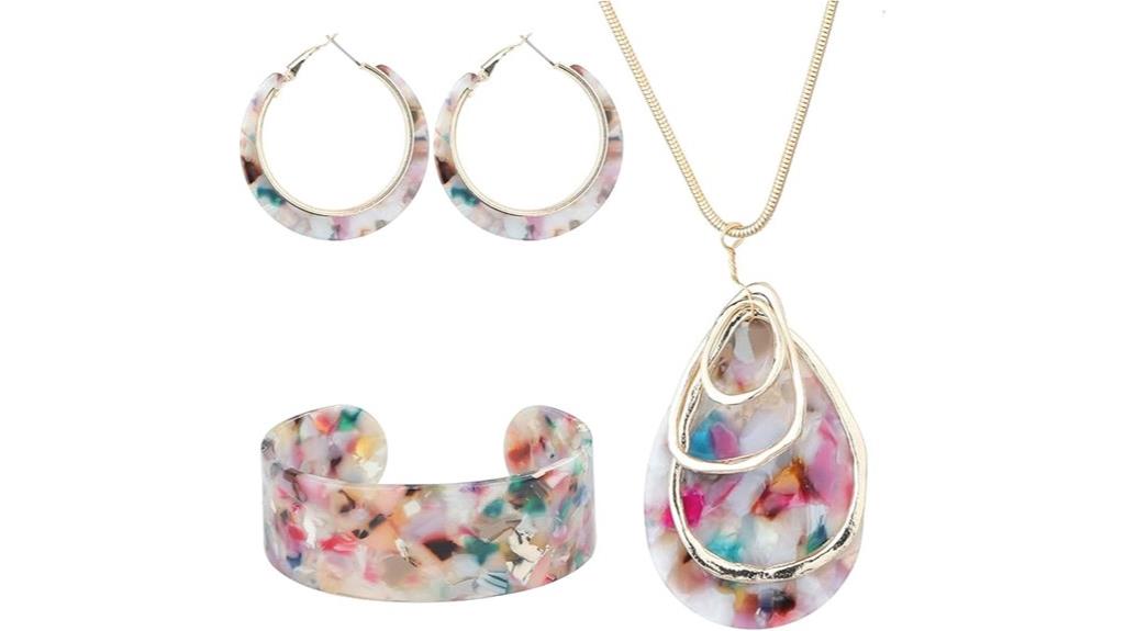 orazio women s acrylic jewelry