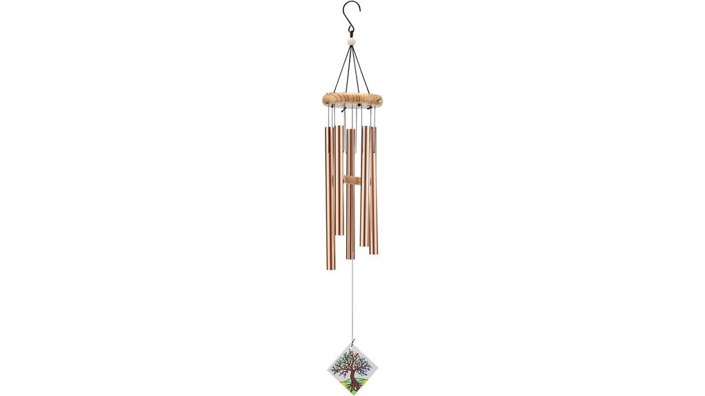 outdoor tree of life chimes