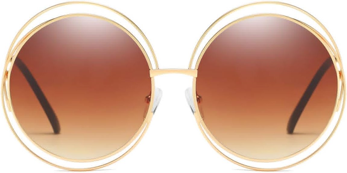 oversized round wire frames