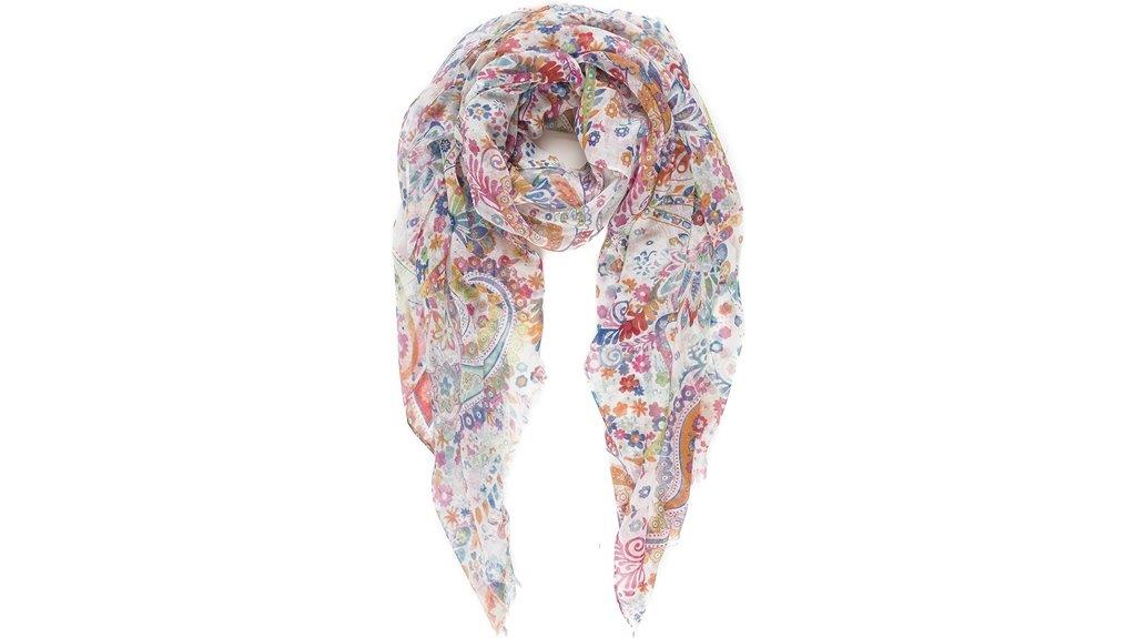 paisley pattern fashion scarf