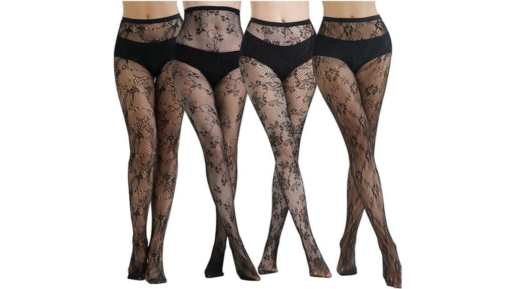 patterned tights stockings