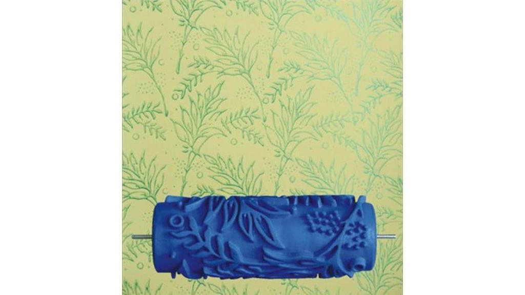 patterned wall paint roller