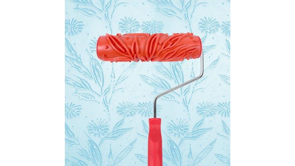 patterned wall paint roller