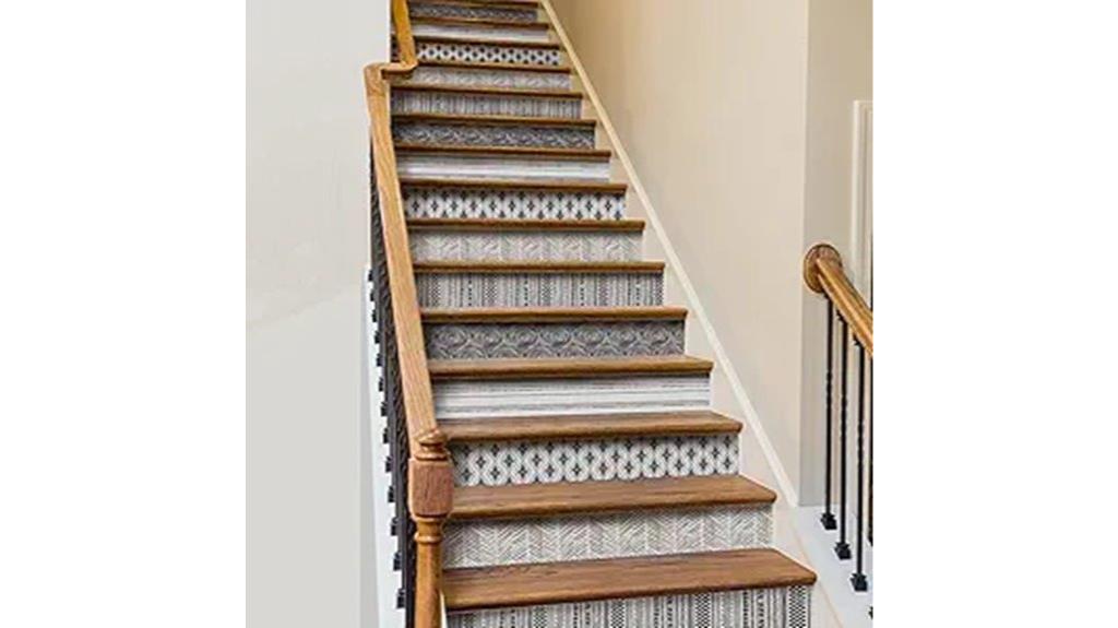 peel and stick stair decals