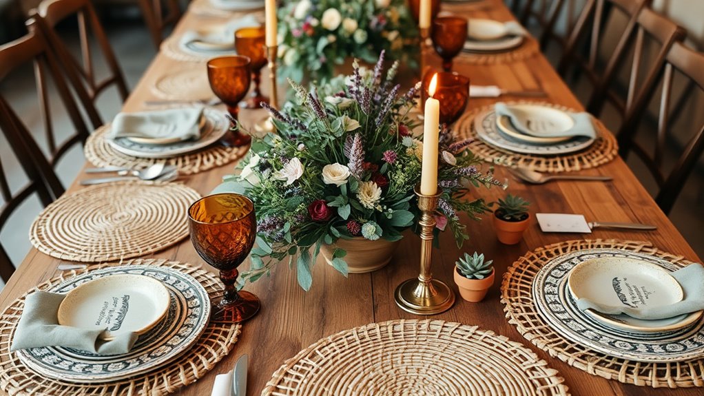 personalized meaningful table decor