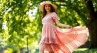 pink boho dress trends