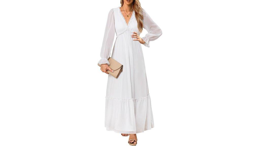 pinup fall maxi dress