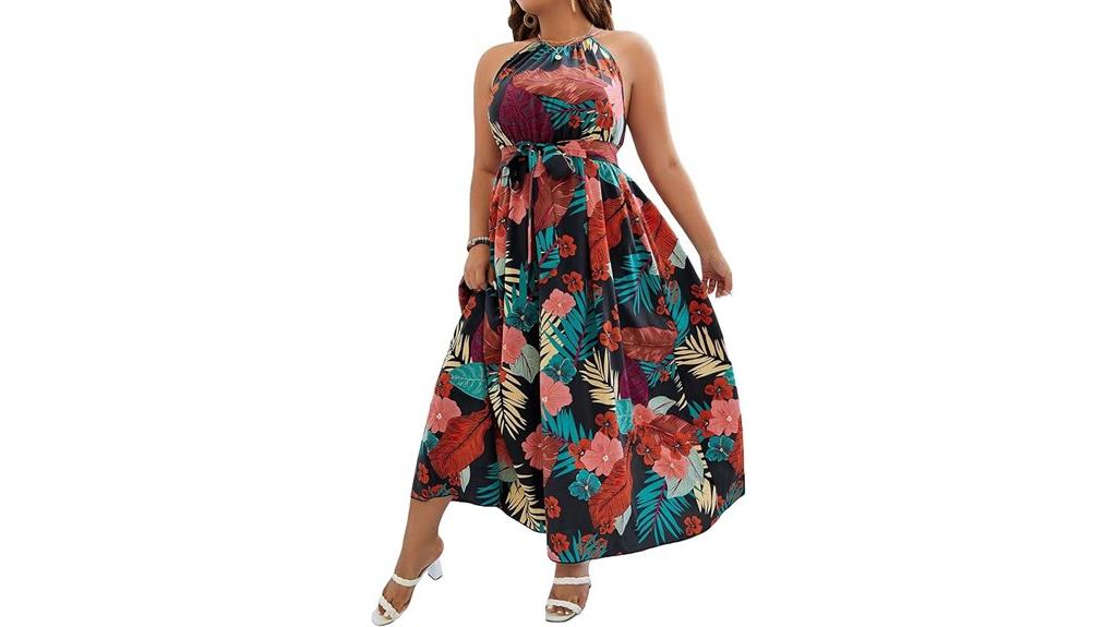 plus size boho dress