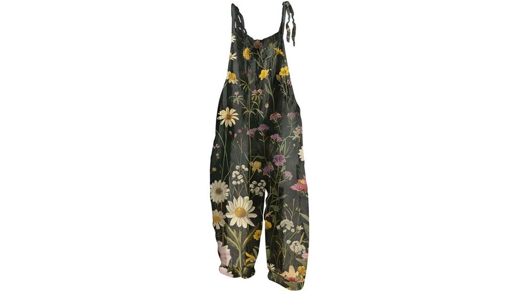 plus size boho linen overalls