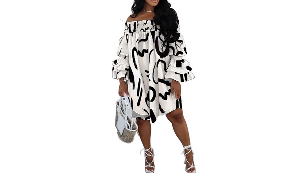 plus size ruffle midi
